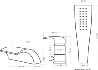 Rubinetto Da Vasca Rea Riven Gold