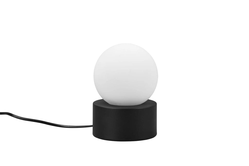 Lampada da tavolo RL Countess nera E14 17 cm metallo