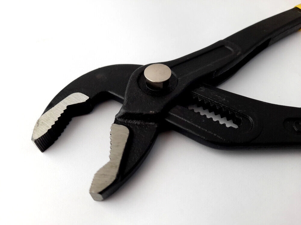 Pinza chiave a pappagallo regolabile 185mm cromo vanadio manico antiscivolo