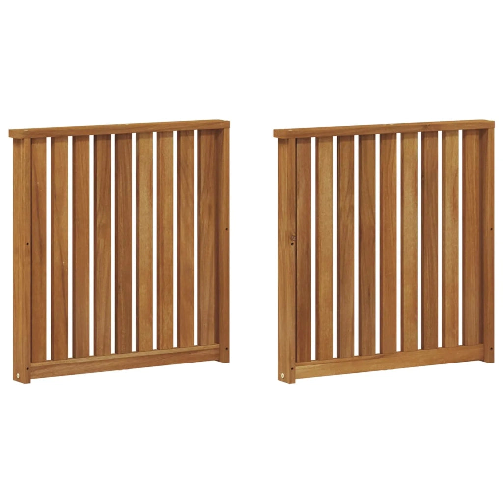 Braccioli 2 pcs Marrone 60 x 6 x 61 cm Legno multistrato 900520