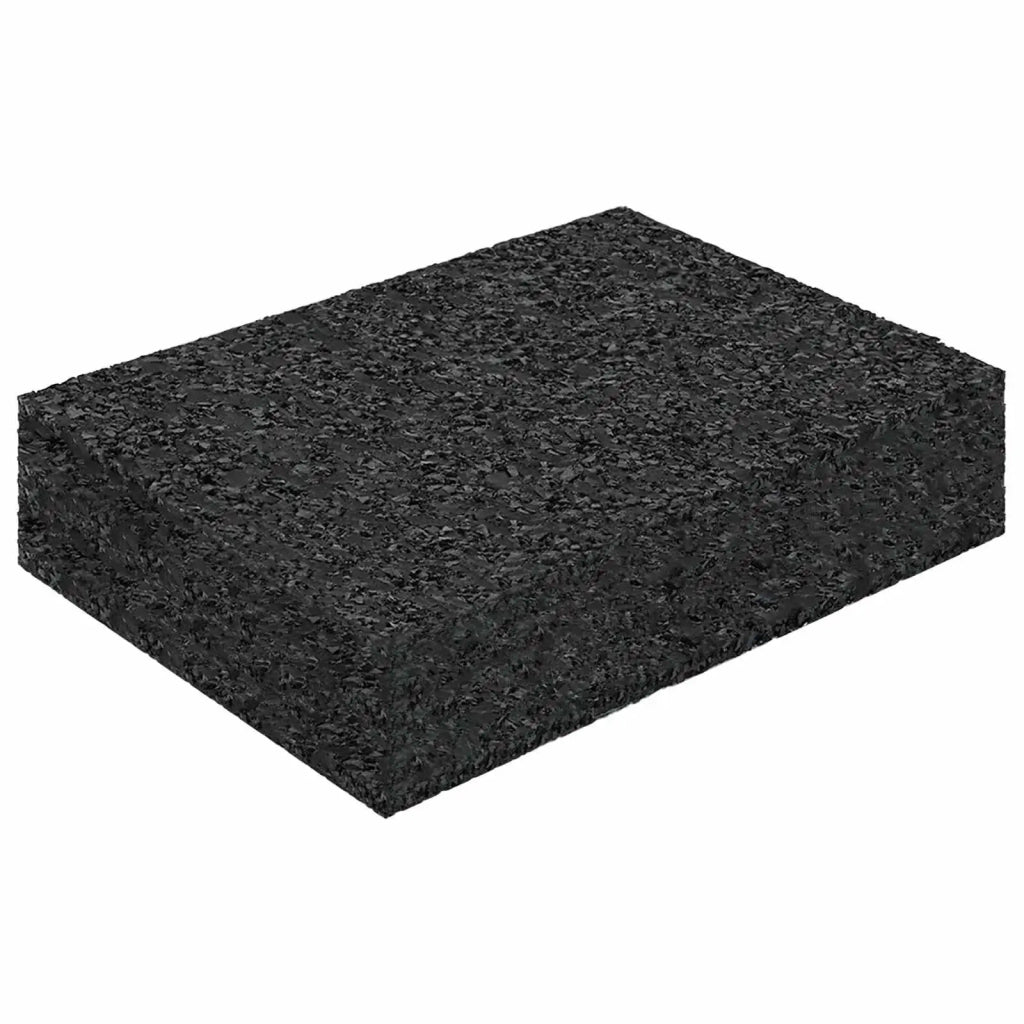 Pad per patio in granuli di gomma Nero 6 x 9 x 2 cm Gomma CFW5917815