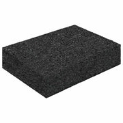 Pad per patio in granuli di gomma Nero 6 x 9 x 2 cm Gomma CFW5917815