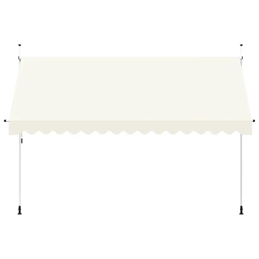 Tenda da Sole Retrattile Manuale 400 cm Crema
