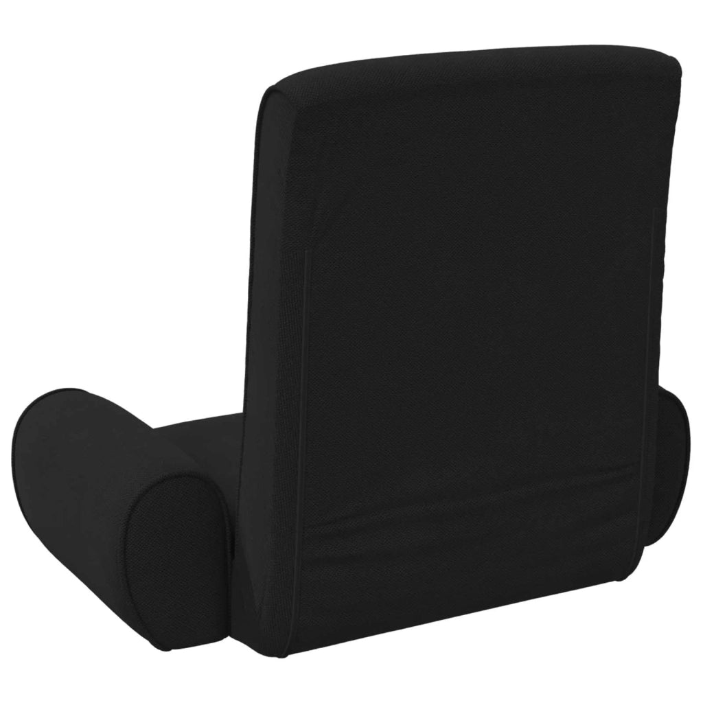 Sedia da Pavimento Nero 68 x 51 x 56 cm Velluto grana 42028124