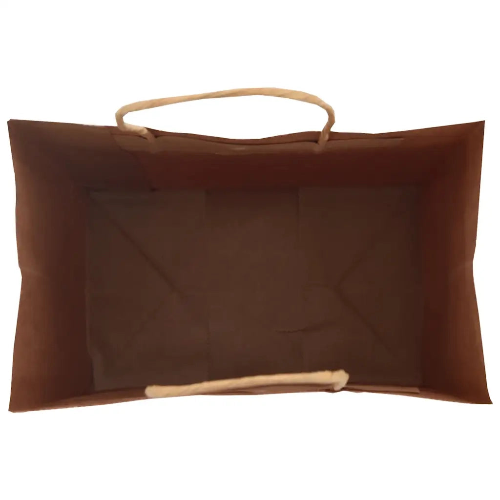 Sacchetti di Carta 250 pz con Manici Rossi 26x17x25 cm