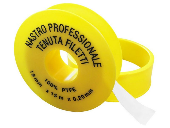 nastro teflon professionale 3/4x15 mt. spessore mm. 0,20 cod:ferx.vit24256