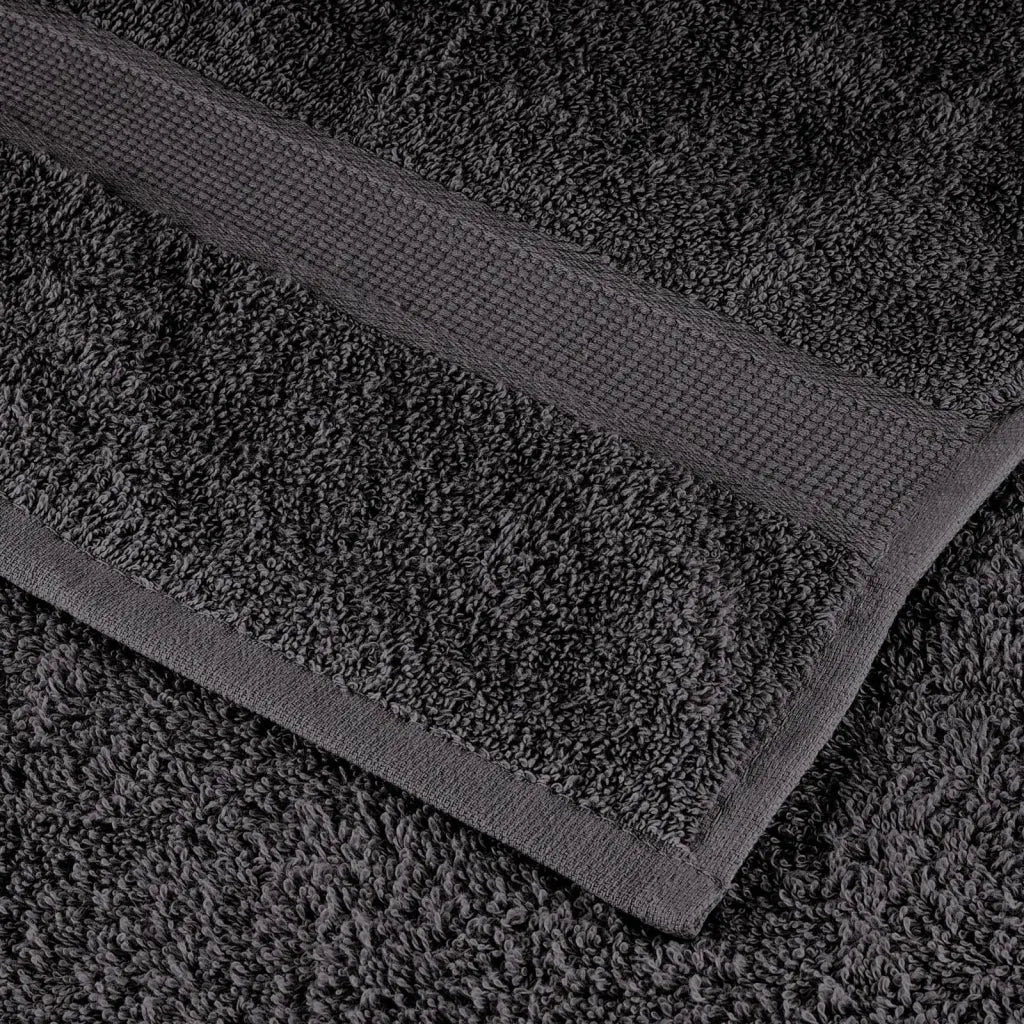 vidaXL Asciugamani Premium SOLUND 4 pz Antracite 30x30 cm 600 g/m²