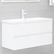 Mobile Sottolavabo Bianco 90x38,5x45 cm in Truciolato cod mxl 11569
