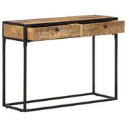Tavolo Consolle 100x35x75 cm in Legno Massello di Mango 321713