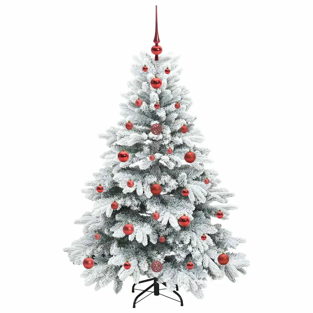 Albero di Natale artificiale con 150 LED Bianco 120 cm PE e PVC 3397588
