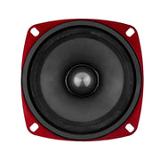 Altoparlante per auto 80W 90dB 10×10cm Profondità di incasso 5cm Rosso / Nero Avizar