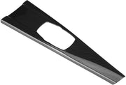 Pannello interno di alta qualità in ABS - autoadesivo - con supporto per braccio - stile fibra di carbonio - 40 x 11,5 cm - decorazione interna