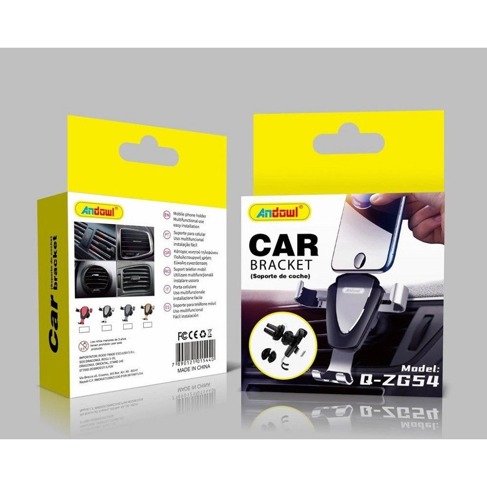 Trade Shop - Supporto Da Auto Per Cellulare Gps Portacellulare Presa D'aria Ergonomico Q-zg54 -