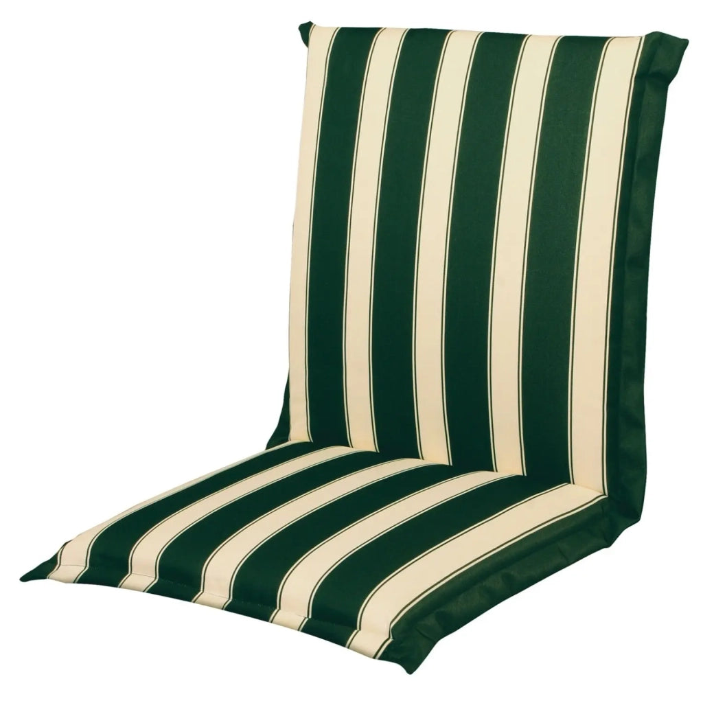 Cuscino a righe per poltrona bassa cm 92x46