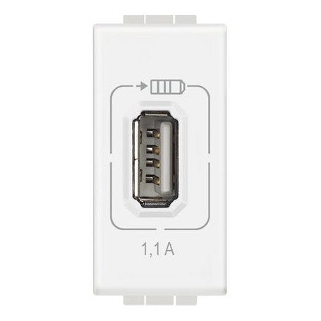 USB CHARGER 1,1A BIANCO