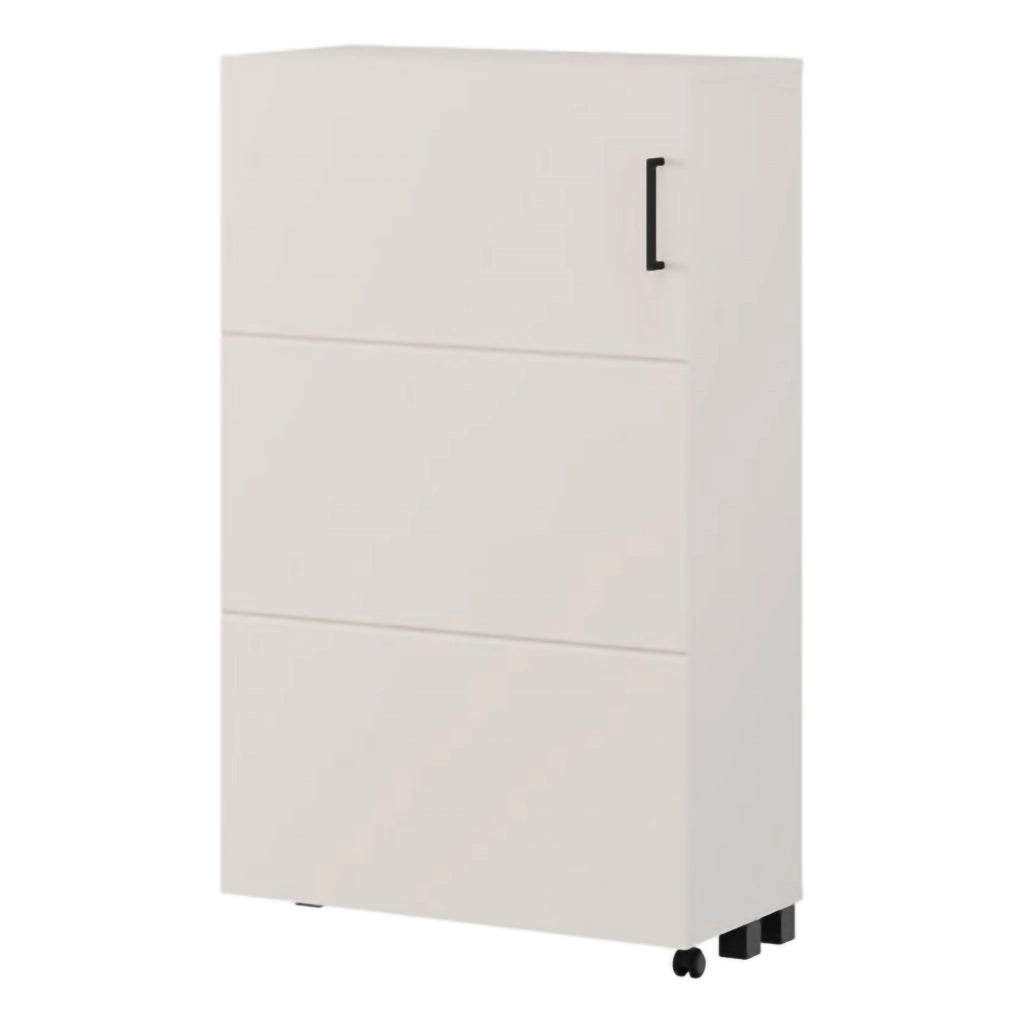 Mobile Portascarpe Porvoo, Scarpiera 6 Ripiani, 68x33x113h cm Bianco Crema