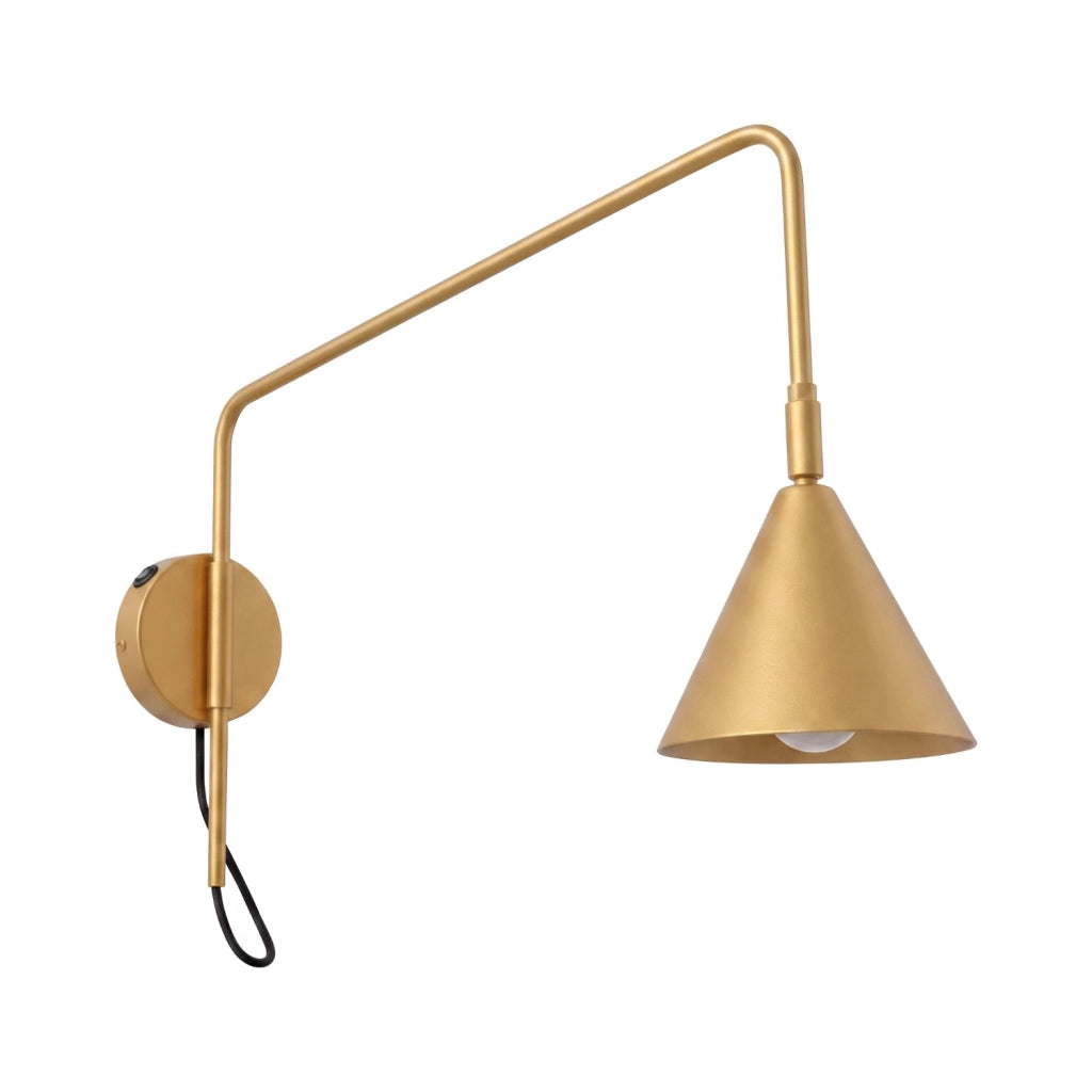 Applique NOX 1 oro con interruttore