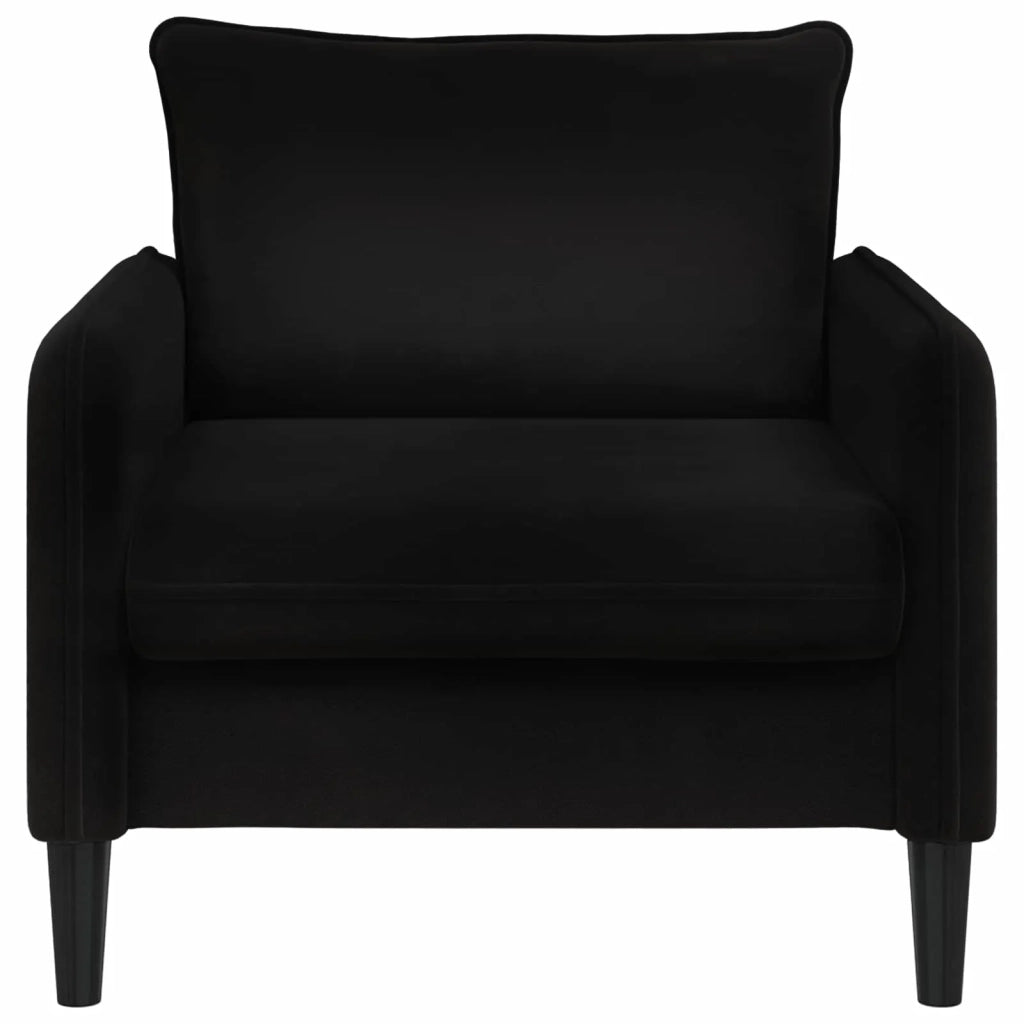 Poltrona XL Nero Velluto 42043548