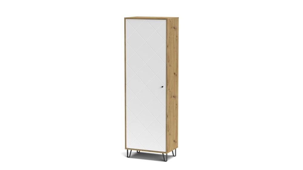 KIT MOBILE BOLLO 1 ANTA BO17 CM. 63X40X194 ROVERE ARTISAN/BIANCO