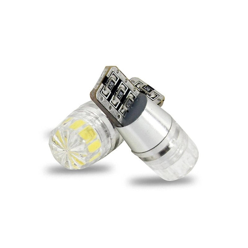 Lampada Led T10 W5W Canbus Pro 12V 3W Chip Cree XBD No Errore Luci Posizione 120 Gradi Bianco