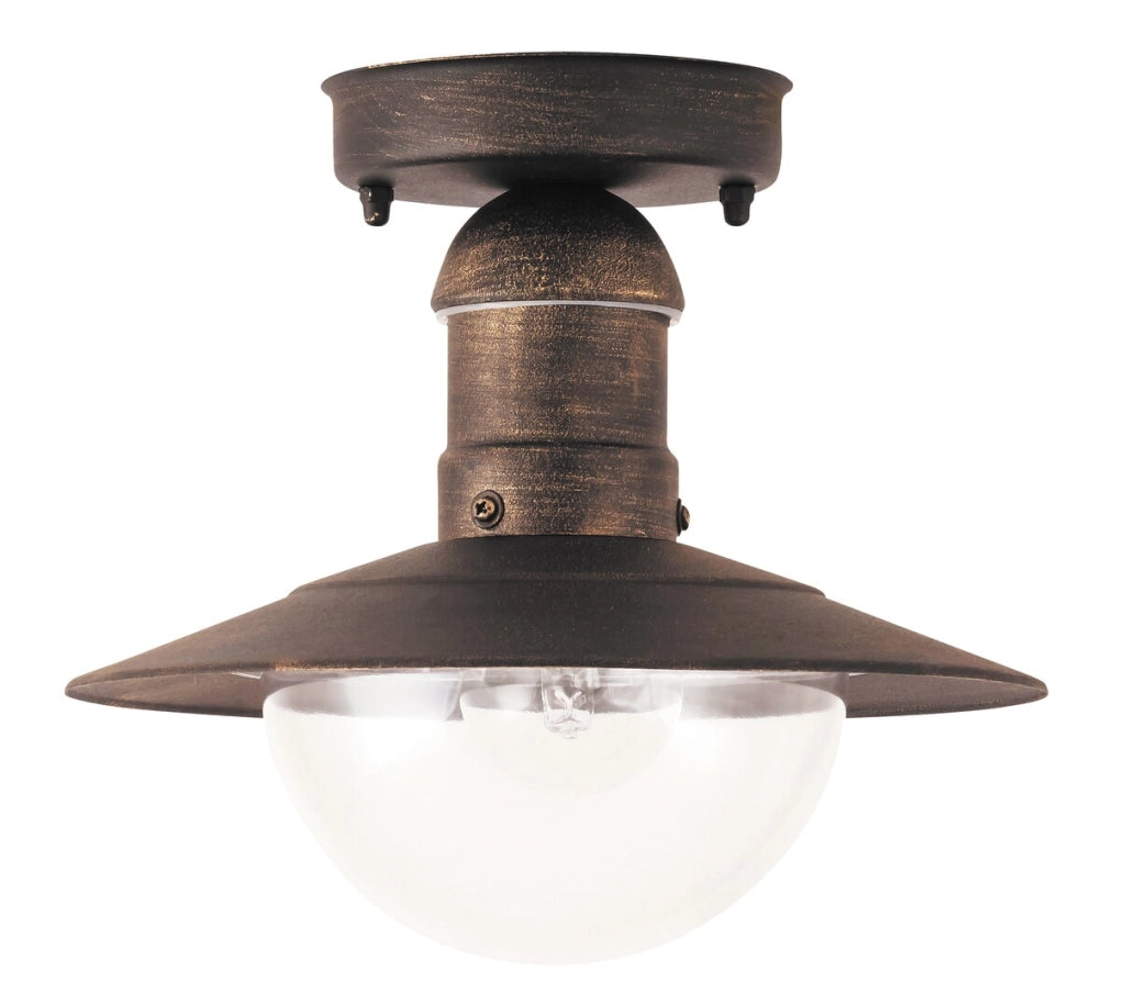 Plafoniera Oslo 24cm 1xE27 oro antico IP44 Rabalux