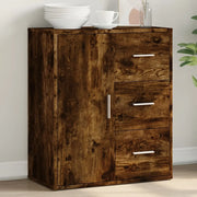 Credenza Rovere Fumo 60x31x70 cm in Legno Multistrato 840475