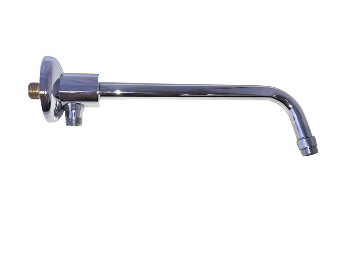 Kit set con braccio doccia da 30 cm e deviatore a pressione