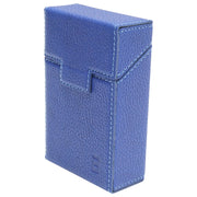 Custodia in pelle blu per pacchetto di sigarette P22