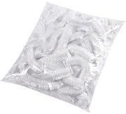 Set di fascette per capelli in elastico - 100 pezzi - grandi e spesse - per uso domestico - ideali per viaggi - protezione per i capelli