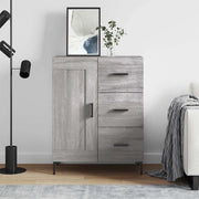 Credenza Grigio Sonoma 69,5x34x90 cm in Legno Multistrato 830266
