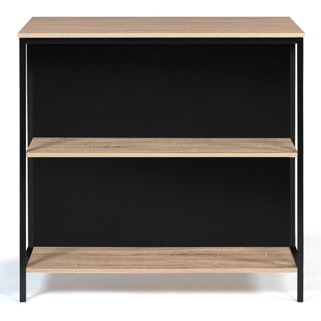 IDMarket - Set di tavolo da bar e 2 sgabelli di design industriale a isola DETROIT