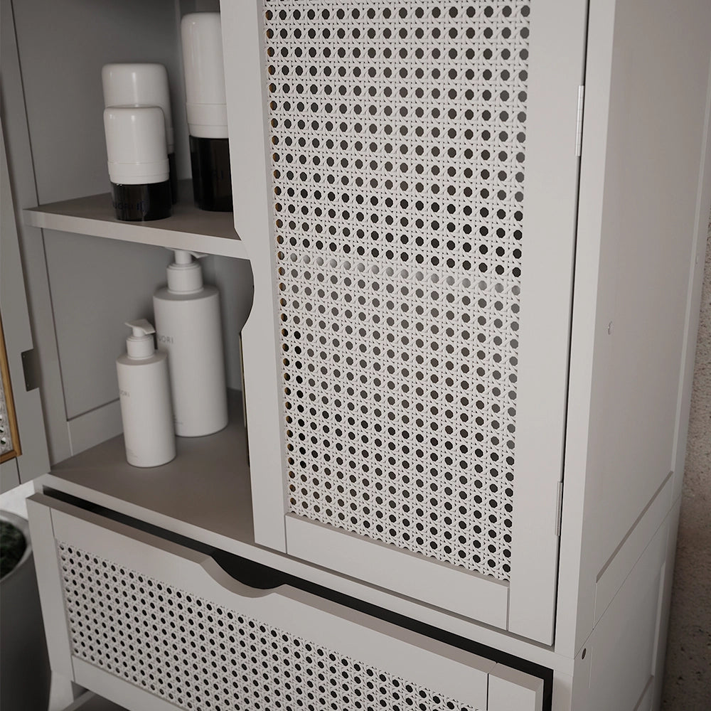 Mobiletto bagno Liora Bianco 60 x 110 cm Vicco