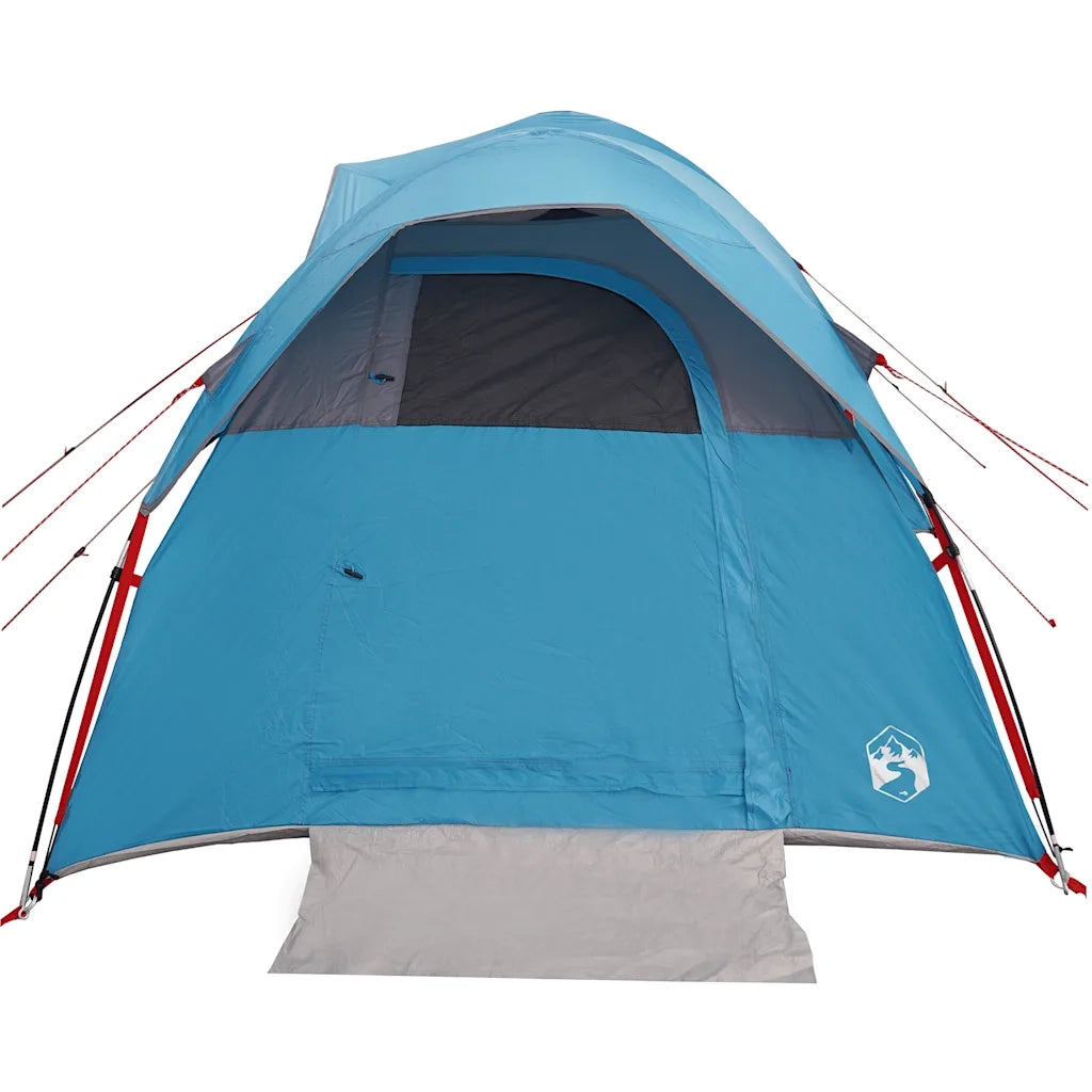 Tenda da Campeggio per 5 Persone Blu Impermeabile 4009588
