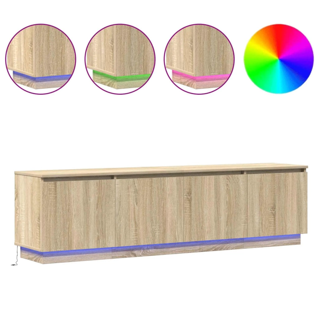 Mobile TV Rovere Sonoma 180 x 38 x 49 cm Legno multistrato 3376146