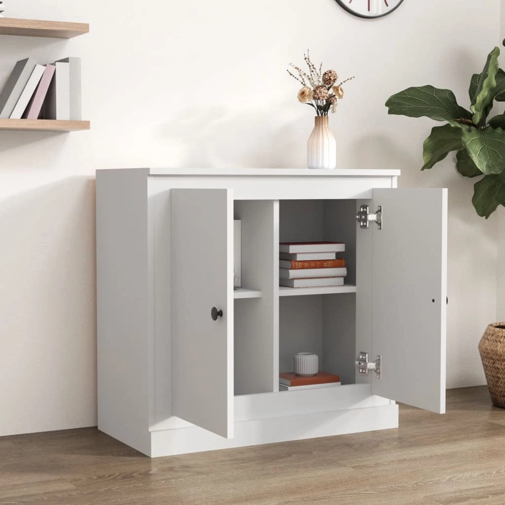 Credenza Bianca 70x35,5x67,5 cm in Legno Multistratocod mxl 126231