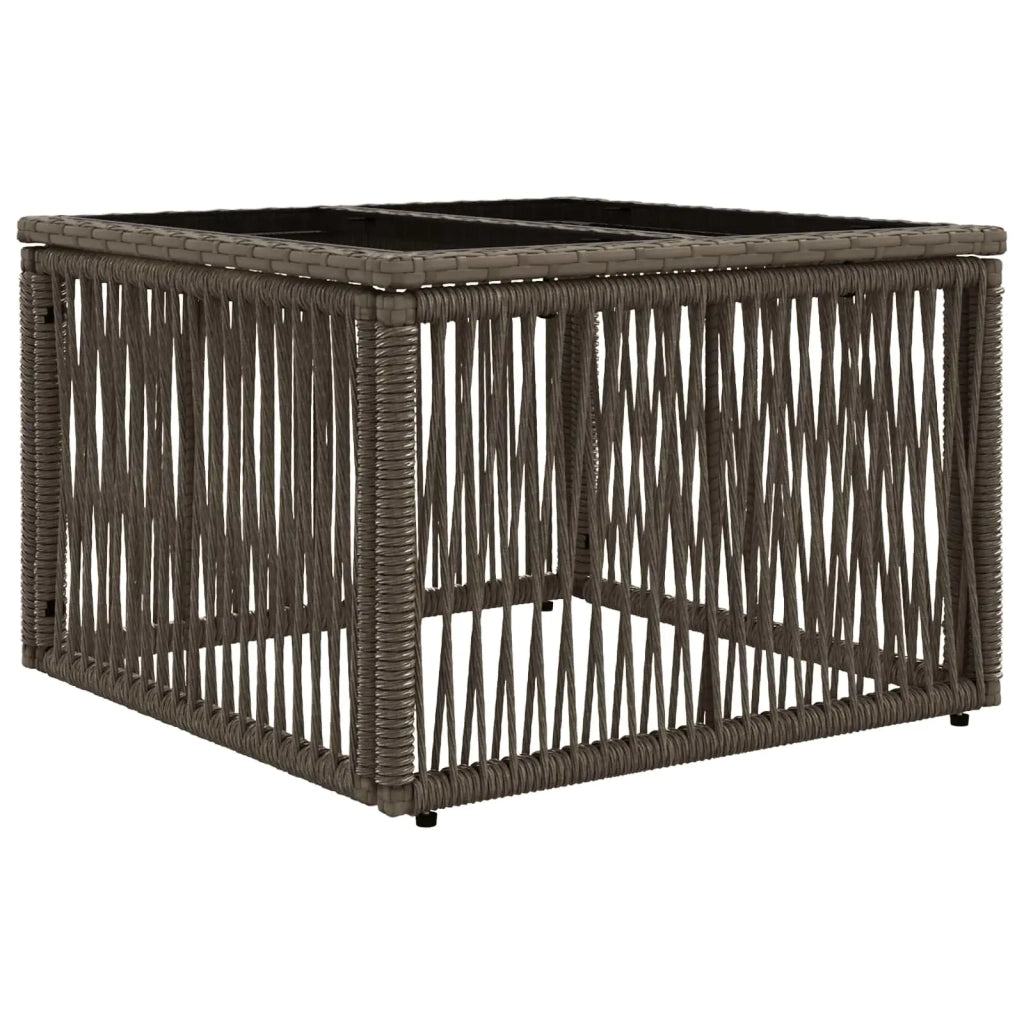 Set Divano da Giardino 9 pz Grigio polyrattan 3435659