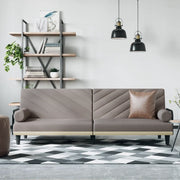 Divano Letto con Braccioli Tortora in Tessutocod mxl 70481