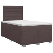 Letto box spring con materasso Marrone Scuro 120 x 200 cm 3453377