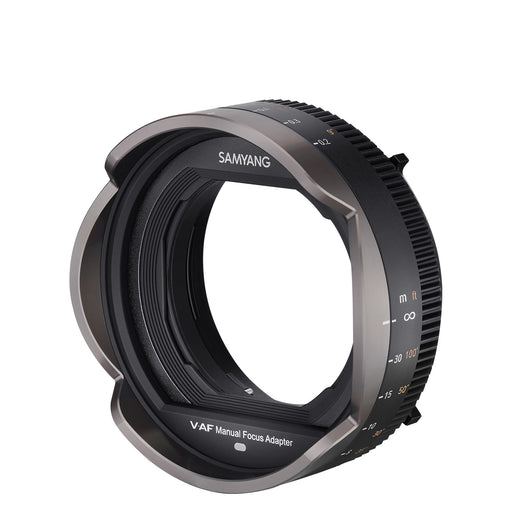 MF Adattatore per obiettivi video V-AF - messa a fuoco manuale precisa con una corsa di messa a fuoco fino a 300°, compatibile con il matte box D95, ideale per le produzioni cinematografiche