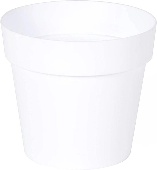 Vaso a forma di cilindro Toscano diametro 15 cm – volume 16 l – diametro 153 x altezza 137 cm – bianco