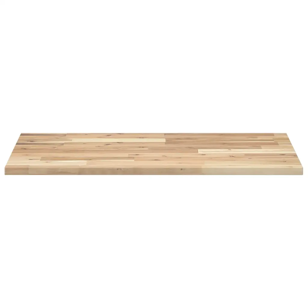 Piano Tavolo | Superficie Tavolo | Piano Scrivania Non Trattato 100x50x2cm Legno Massello Acacia