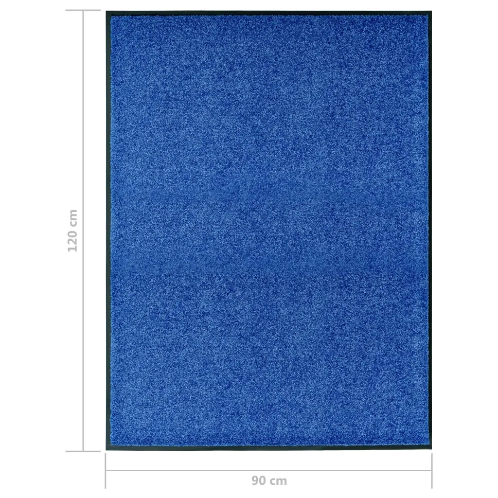 Zerbino | Tappetino Lavabile Blu 90x120 cm
