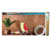 Trade Shop - Set 2pz Arella Con Cannette In Bambu' 100x300cm Canniccio Ombra Recinzione Giardino 03775 -