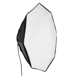 Set Softbox ottagonale 60cm con 4 LED 35W, inclinazione di 135°, con diffusore, per illuminazione studio fotografico