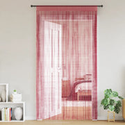 vidaXL Tende a Filo 2 pz Rosa 100x250 cm