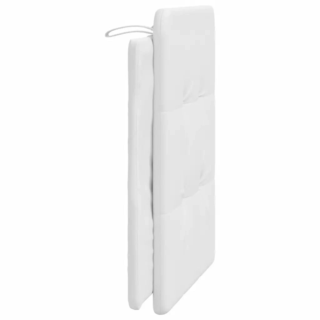 Cuscino Testiera Zadar Bianco 80 cm in Similpelle 374830