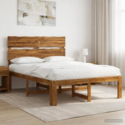 Letto matrimoniale con testiera ROSTOCK Naturale 152 x 203 cm 3405511
