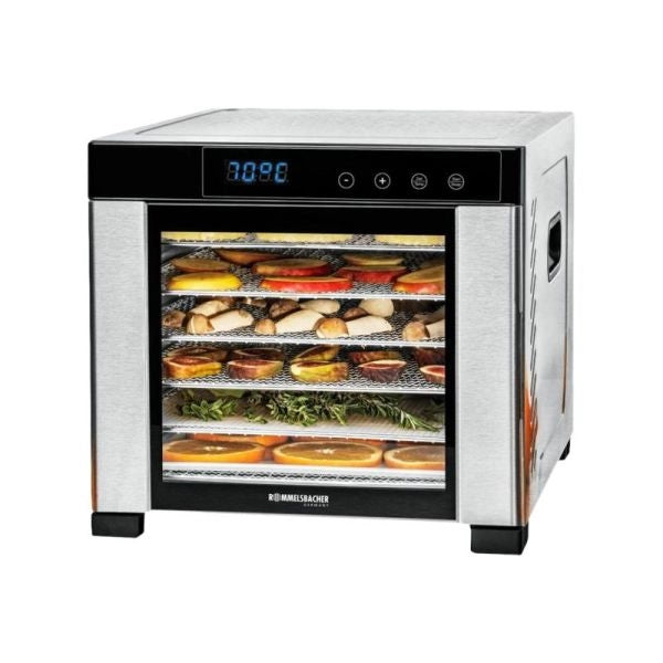 Rommelsbacher dehydrator stainless steel black silver da 900 (da 900) - 152442