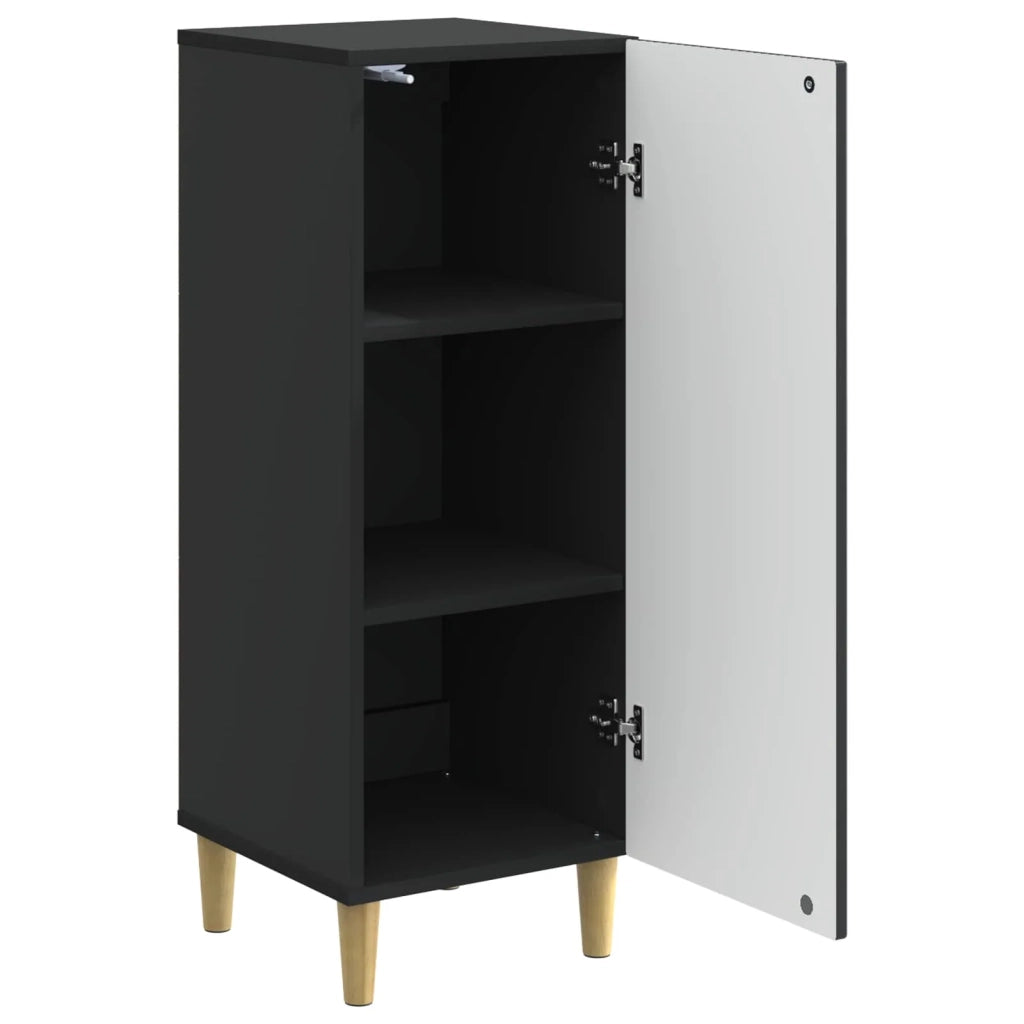 Credenza Nero 33 x 34,5 x 90 cm Legno ingegnerizzato 894596