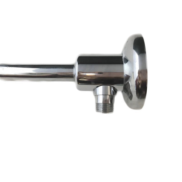 Kit set con braccio doccia da 30 cm e deviatore a pressione